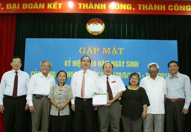 Gặp mặt kỷ niệm 110 năm ngày sinh ông Hoàng Quốc Việt ảnh 1