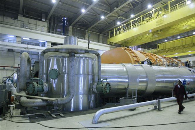 Bên trong một nhà máy điện hạt nhân ở miền Nam Iran. (Ảnh: AFP/TTXVN) Trung Quốc đánh giá cách tiếp cận đúng đắn của Mỹ với JCPOA ảnh 1