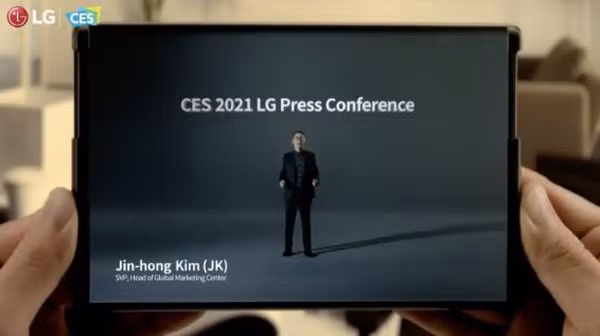 LG có thể từ bỏ kế hoạch phát triển smartphone có khả năng cuộn lại ảnh 1