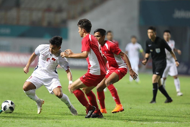 ASIAD 2018: Olympic Việt Nam làm nức lòng các ''cổ động viên đặc biệt" ảnh 1