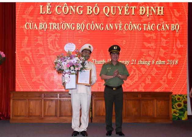 Công bố quyết định bổ nhiệm Giám đốc Công an tỉnh Thanh Hóa ảnh 1