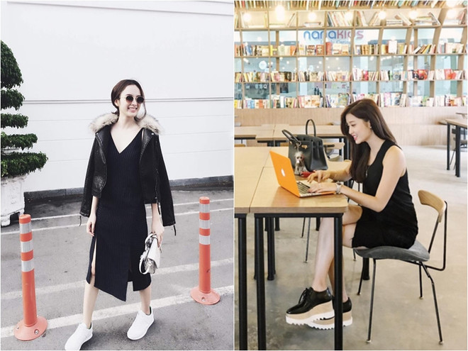 8 kiểu giày sẽ là “bộ đôi hoàn hảo” khi kết hợp cùng váy đen ảnh 8