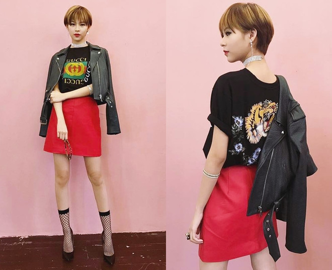 Mỹ nhân Việt trổ tài mix áo thun, tỏa sắc hút hồn trên đường phố ảnh 5