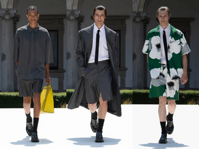 Valentino Xuân Hè Nam 2024 nêu bật tinh thần trẻ trung, phóng khoáng ảnh 9