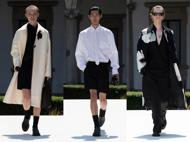 Valentino Xuân Hè Nam 2024 nêu bật tinh thần trẻ trung, phóng khoáng ảnh 18