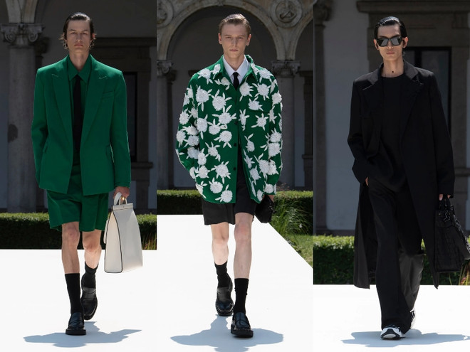 Valentino Xuân Hè Nam 2024 nêu bật tinh thần trẻ trung, phóng khoáng ảnh 10