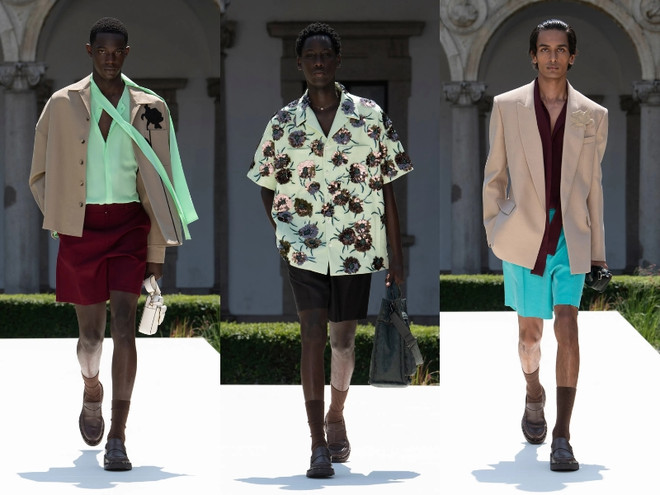 Valentino Xuân Hè Nam 2024 nêu bật tinh thần trẻ trung, phóng khoáng ảnh 16