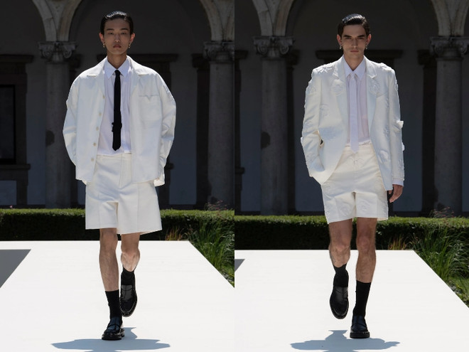 Valentino Xuân Hè Nam 2024 nêu bật tinh thần trẻ trung, phóng khoáng ảnh 20