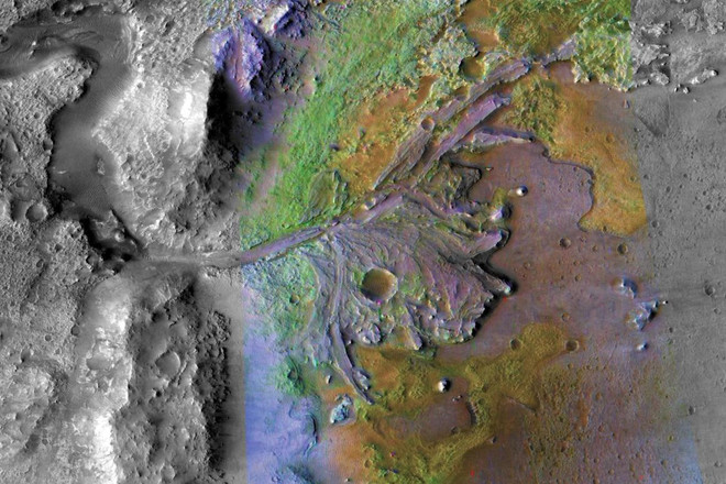 Bề mặt Sao Hỏa. (Nguồn: NASA) NASA có phát hiện mới về tìm kiếm hóa thạch của sự sống trên Sao Hỏa ảnh 1