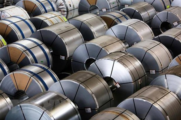 (Ảnh minh họa. AP/TTXVN) Khả năng Mỹ áp thuế mới với thép, nhôm dựa trên lượng khí thải carbon ảnh 1