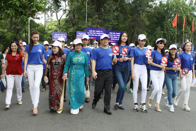 Míttinh hưởng ứng Ngày thế giới không thuốc lá tại Hà Nội ảnh 1