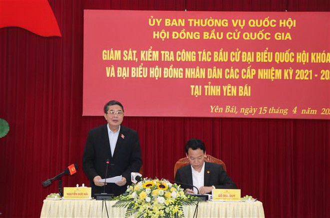 Phó Chủ tịch Quốc hội kiểm tra công tác chuẩn bị bầu cử tại Yên Bái ảnh 2