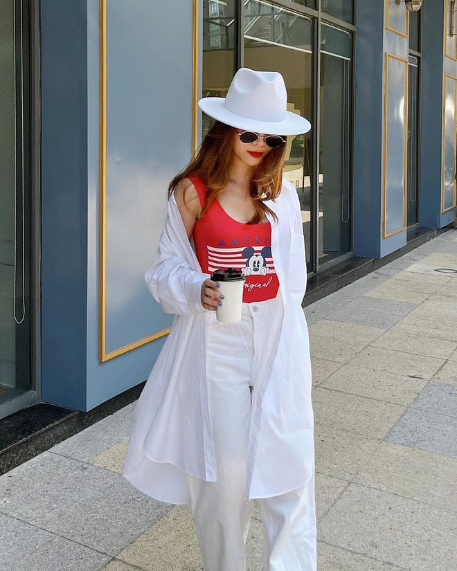 Sao Việt ''bùng nổ'' nhan sắc với váy in hoa trong loạt street style ảnh 21