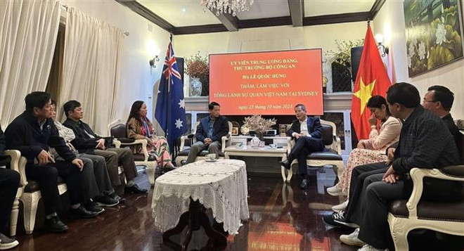 Bộ Công an và cơ quan thực thi pháp luật Australia tăng hợp tác ảnh 1