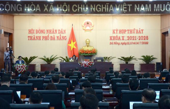 Quang cảnh Kỳ họp. (Ảnh: Quốc Dũng/TTXVN) HĐND thành phố Đà Nẵng xem xét, cho ý kiến nhiều nội dung quan trọng ảnh 1