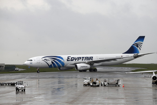 Chiếc máy bay Airbus A330 của hãng hàng không EgyptAir đáp xuống sân bay Roissy (Pháp). (Nguồn: AFP/TTXVN) Thị trường máy bay dân dụng sẽ tăng gấp 2 lần trong hai thập kỷ tới ảnh 1