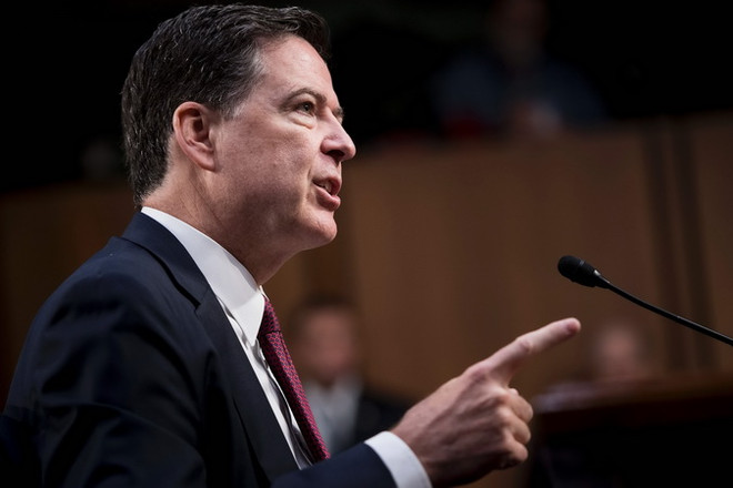 Ông James Comey. (Nguồn: AFP/TTXVN) Tổng thống Mỹ cáo buộc cựu Giám đốc FBI James Comey "dối trá" ảnh 1