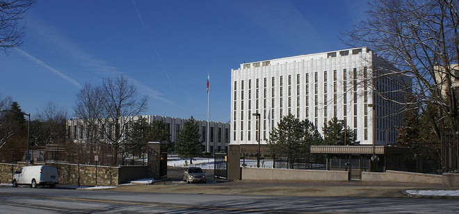Đại sứ quan Nga tại Washington DC. (Ảnh minh họa. Nguồn: en.wikipedia.org) Nga tuyên bố sẽ đáp trả nếu Mỹ không trao trả hai khu nhà ngoại giao ảnh 1