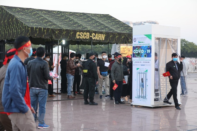 Trận đấu với Nhật Bản trên sân Mỹ Đình: Ghi nhận 1 cổ động viên là F0 ảnh 1