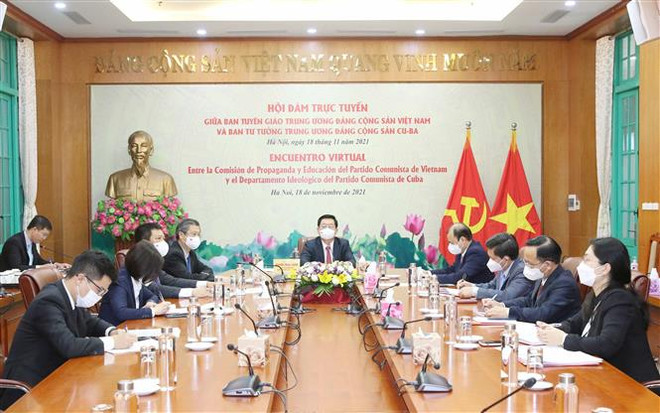Việt Nam-Cuba chia sẻ kinh nghiệm trong công tác xây dựng Đảng ảnh 1