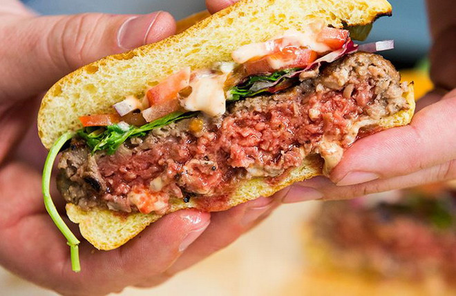 Bánh burger làm từ thực vật - giải pháp cho vấn đề môi trường ảnh 1