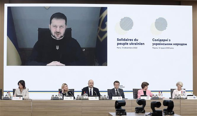 Quốc tế cam kết viện trợ khẩn cấp hơn 1 tỷ euro cho Ukraine ảnh 1