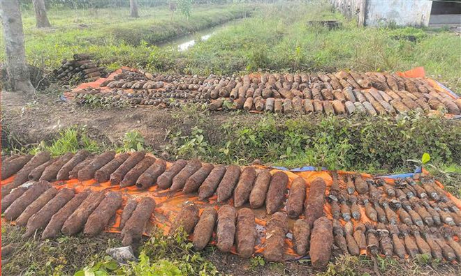 Sóc Trăng hủy nổ hơn 6,5 tấn đạn dược sót lại sau chiến tranh ảnh 1