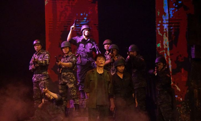 Cuộc chiến bảo vệ Thành cổ Quảng Trị được tái hiện trên sân khấu chèo ảnh 2