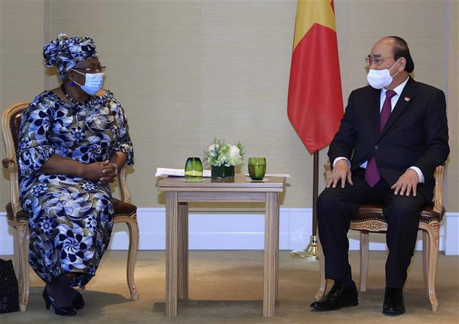 Chủ tịch nước Nguyễn Xuân Phúc tiếp Tổng Giám đốc Tổ chức WTO ảnh 2