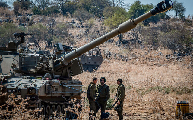 Các binh sỹ Israel được triển khai dọc biên giới Liban tháng 9/2019. (Nguồn: timesofisrael.com) Đề phòng Hezbollah, Israel điều quân tiếp viện tới biên giới với Liban ảnh 1