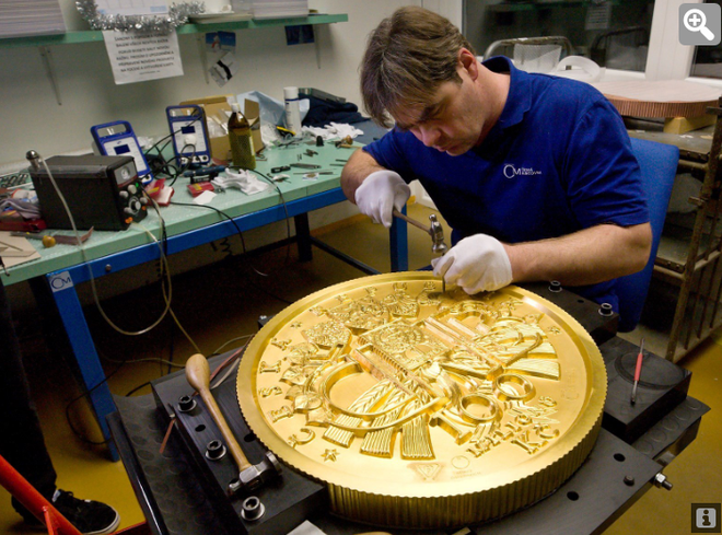 Séc sắp cho ra mắt đồng tiền vàng lớn thứ hai trên thế giới ảnh 1