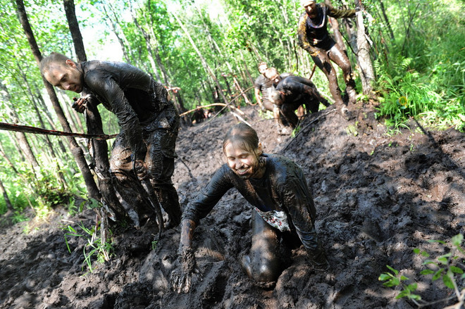 [Photo] Cuộc thi chạy đặc biệt qua rừng rậm và đầm lầy ảnh 3