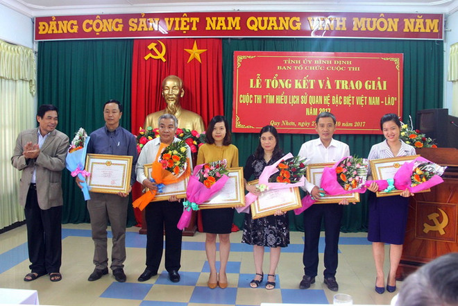 (Ảnh minh họa. (Nguyên Linh/TTXVN) Trao giải Cuộc thi 'Tìm hiểu lịch sử quan hệ đặc biệt Việt-Lào 2017' ảnh 1