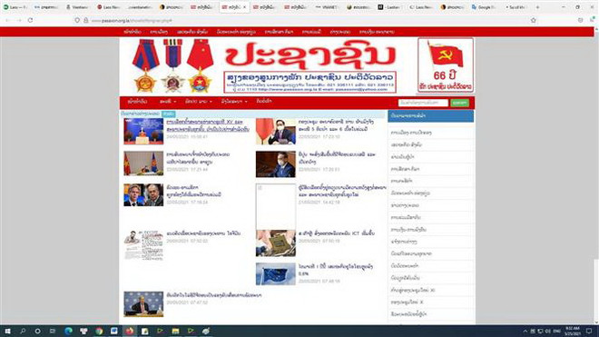 Bầu cử QH và HĐND: Báo Lào đưa tin Việt Nam tổ chức bầu cử thành công ảnh 2