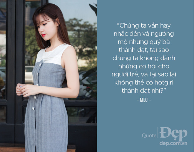 Midu: Tại sao lại không thể có hình mẫu hotgirl thành đạt? ảnh 5