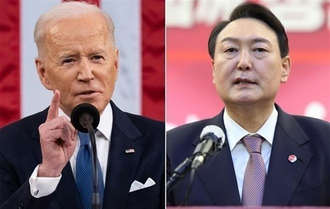 Tổng thống Hàn Quốc hoan nghênh quyết định thăm Seoul của ông Biden ảnh 1