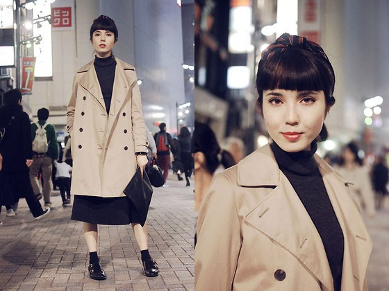 Những chiếc áo khoác trench coat (áo khoác dáng dài) luôn đồng hành cùng tín đồ thời trang thế giới trong mùa đông lạnh giá. Phối đồ ngày lạnh phong cách như tín đồ thời trang thế giới ảnh 10