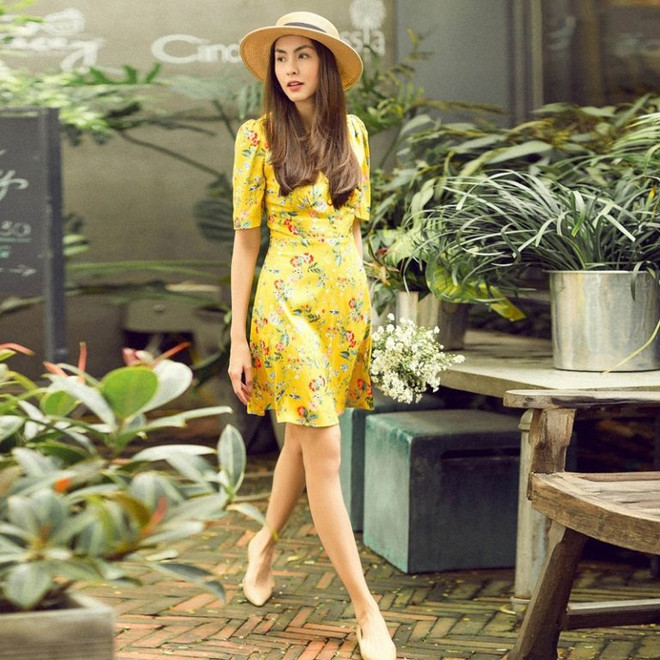 Đón đầu xu hướng, mỹ nhân Việt đua nhau sắm loạt đầm vàng rực rỡ ảnh 8