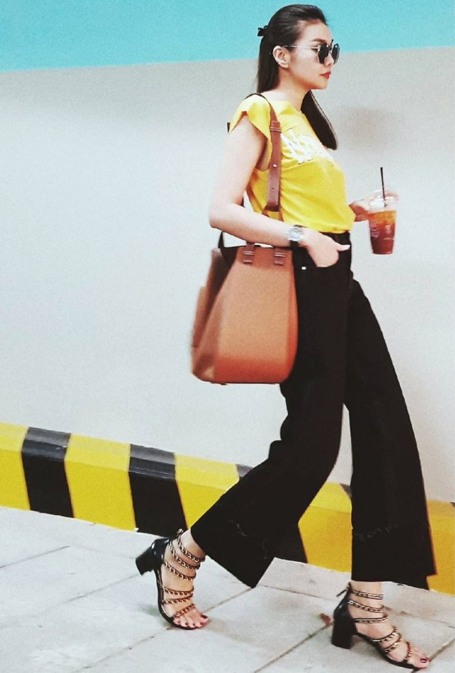 Đón đầu xu hướng, mỹ nhân Việt đua nhau sắm loạt đầm vàng rực rỡ ảnh 14