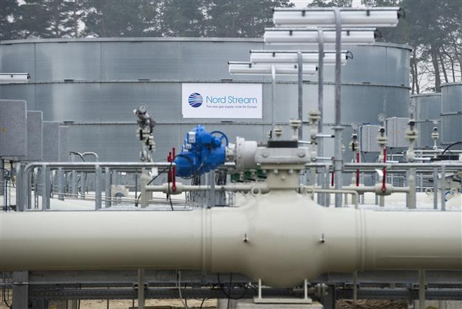 Trạm bơm khí của Hệ thống đường ống Nord Stream 1 (Dòng chảy phương Bắc 1), dẫn khí đốt từ Nga sang Đức qua biển Baltic, tại Lubmin, miền Đông Bắc Đức. (Ảnh: AFP/TTXVN) Pháp có thể cung cấp khí đốt cho Đức trong mùa Đông nếu cần ảnh 1