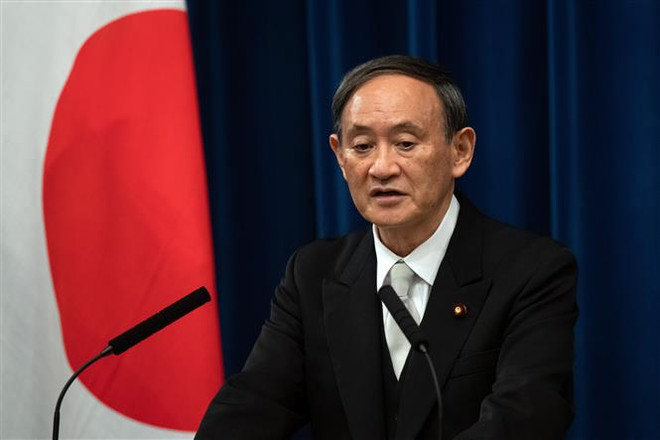 Thủ tướng Nhật Bản Yoshihide Suga. (Ảnh: AFP/TTXVN) Nhật Bản thúc đẩy khu vực Ấn Độ Dương-Thái Bình Dương tự do, rộng mở ảnh 1