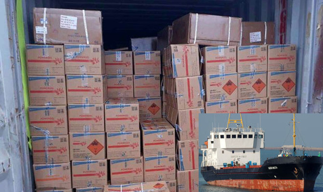 Hy Lạp bắt giữ một tàu chở nguyên liệu nổ mang cờ hiệu Tanzania ảnh 1