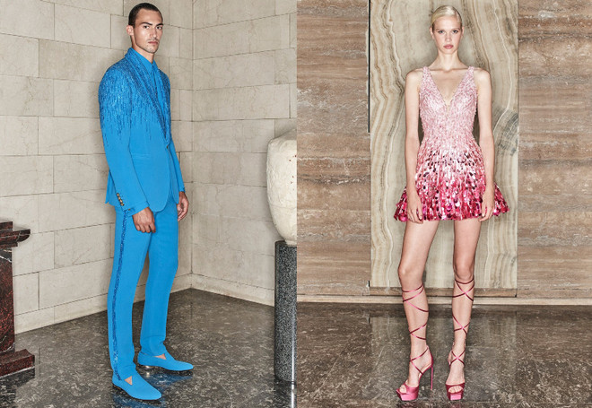 Versace mang màu sắc hội họa trừu tượng đương đại vào bộ sưu tập mới ảnh 7