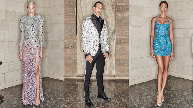 Versace mang màu sắc hội họa trừu tượng đương đại vào bộ sưu tập mới ảnh 6