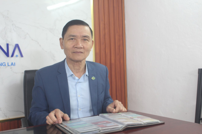 Ông Nguyễn Bá Loan, cán bộ hưu trí phố Dương Đình Nghệ 1 (phường Tân Sơn, Thành phố Thanh Hóa), đặc biệt tâm đắc với bài phát biểu của Tổng Bí thư. (Ảnh: Hoa Mai/TTXVN) ttxvn-ba loan.jpg