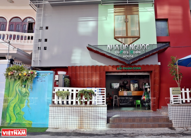 Nét độc đáo của ngôi nhà úp ngược ở thành phố Vũng Tàu ảnh 1