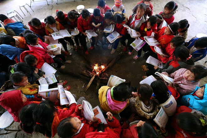 Rét đậm, rét hại, Lạng Sơn chủ động cho học sinh nghỉ học ảnh 1