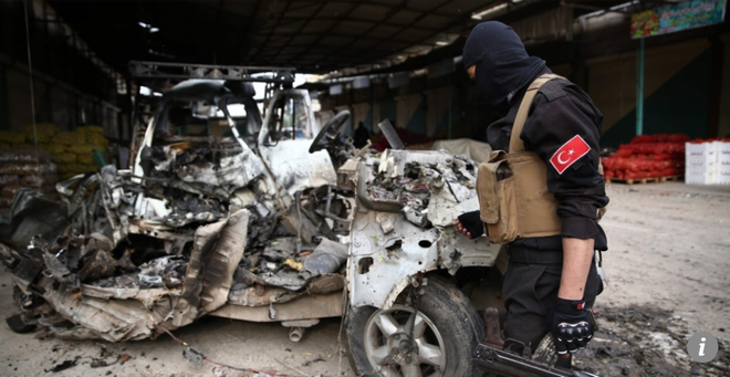 Xe chở bom phát nổ gần biên giới Syria-Thổ Nhĩ Kỳ, 9 người tử vong ảnh 1