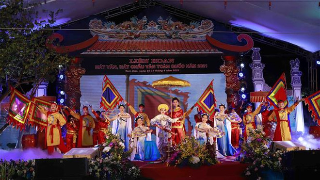 Bế mạc Liên hoan hát văn, hát chầu văn toàn quốc năm 2021 ảnh 1