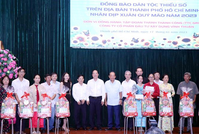 Chăm lo Tết cho đồng bào dân tộc thiểu số tại Thành phố Hồ Chí Minh ảnh 1